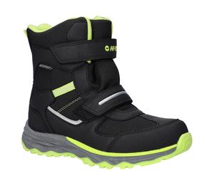 Sneaker HI-TEC "Penguin WP", Mädchen, Gr. 38, schwarz (schwarz, lime), Obermaterial: 100% Synthetik synthetic., Schuhe Sneaker (70067820-38) schwarz, lime