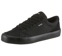 Sneaker HUGO BLUE "B-cross", Herren, Gr. 36, schwarz, Nubuklederimitat, Textil, unifarben, Schuhe Sneaker, Schnürschuh, Halbschuh, Plateausneaker mit gep. Schaftrand (91379961-36) schwarz