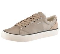 Sneaker HUGO BLUE "B-cross", Herren, Gr. 42, beige, Nubuklederimitat, Textil, Schuhe Sneaker, Schnürschuh, Halbschuh, Plateausneaker mit gep. Schaftrand (18386625-42) beige