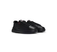 HUGO für Herren. 50499261 Blake Leder Sneakers schwarz (42), Wohnung, Schnürsenkel, Lässig