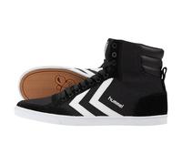 hummel Unisex Slimmer Stadil High Sneaker, Black, Size 41