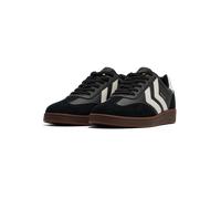 Sneaker HUMMEL "VM78 CPH LS", Gr. 46, schwarz-weiß (schwarz, weiß), Leder, Synthetik, Schuhe (12904064-46) schwarz, weiß