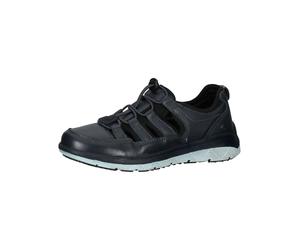 Sneaker HUSH PUPPIES "Hush Puppies Sneaker Leder", Herren, Gr. 43, schwarz (schwarz, blau), Leder, Schuhe Sneaker (28909609-43)