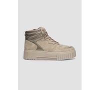 s.Oliver Damen Sneaker hoch High Top Rund, Grau (Taupe Comb.), 37 EU