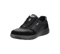 Sneaker IMAC "Imac Sneaker Leder", Herren, Gr. 43, schwarz (schwarz, grau), Leder, casual, Schuhe (21342614-43) schwarz, grau