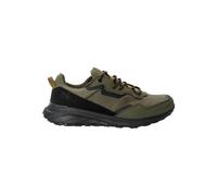 Sneaker JACK WOLFSKIN "DROMOVENTURE LOW M", Herren, Gr. UK6-EU395, Normalschaft, grün (island, moss), Main Material 100% Polyamide Second Material 100% Polyurethane Lining Sole 100% Rubber/ EVA, Schuh