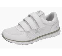 Sneaker JAKO "J-BLNOMICV", Herren, Gr. 37, weiß (weiß, vaporgrau), Synthetik, Textil, Schuhe Sneaker, Klettverschluss,Comfort-Fit (54138960-37) weiß, vaporgrau