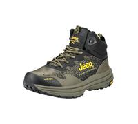 Trekkingschuh JEEP "Jeep Sneaker Lederimitat/Textil", Herren, Gr. 41, braun (military), Lederimitat, Textil, casual, Schuhe (35920831-41) military