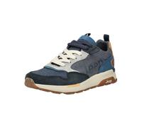 Sneaker JEEP "Jeep Sneaker Textil", Herren, Gr. 42, blau, Textil, casual, Schuhe (59007716-42) blau