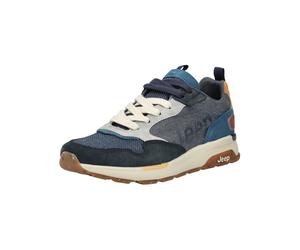 Sneaker JEEP "Jeep Sneaker Textil", Herren, Gr. 42, blau, Textil, Schuhe Sneaker (59007716-42) blau