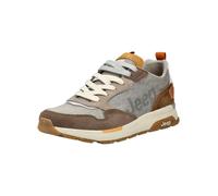Sneaker JEEP "Jeep Sneaker Textil", Herren, Gr. 42, grün (sage), Textil, Schuhe Sneaker (24999260-42) sage