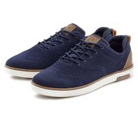 Sneaker JOHN DEVIN "Schnürschuh, Freizeitschuh, Halbschuh, Schnürhalbschuh, Turnschuh", Herren, Gr. 40, blau (marine), Obermaterial: 80% Textilmaterial, 20% Lederimitat. Decksohle: 100% Textilmaterial