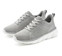 Sneaker JOHN DEVIN "Schnürschuh, Halbschuh, Freizeitschuh, Schnürhalbschuh, Turnschuh", Herren, Gr. 39, grau, Obermaterial: 80% Textilmaterial, 20% Lederimitat. Decksohle: 100% Textilmaterial. Futter: