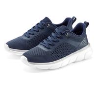 Sneaker JOHN DEVIN "Schnürschuh, Halbschuh, Freizeitschuh, Schnürhalbschuh, Turnschuh", Herren, Gr. 42, blau (marine), Obermaterial: 80% Textilmaterial, 20% Lederimitat. Decksohle: 100% Textilmaterial