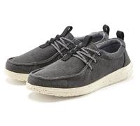Sneaker JOHN DEVIN "Slip-On-Sneaker", Herren, Gr. 42, grau (anthrazit), Obermaterial: 100% Textilmaterial. Decksohle: 100% Textilmaterial. Futter: 100% Textilmaterial. Laufsohle: 100% Synthetik, melie