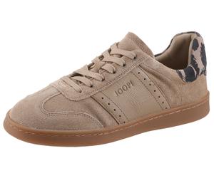 Sneaker JOOP "lizeta misto isa sneaker xt7", Damen, Gr. 38, taupe, braun, Rindsleder, Schuhe Sneaker, Freizeitschuh, Halbschuh, Schnürer mit Fersen-Applikation (11828922-38) taupe, braun