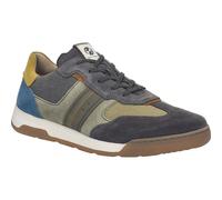 Josef Seibel Herren Low-Top Sneaker Blake.02,Weite H (Weit),Wechselfußbett,straßenschuhe,Strassenschuhe,Sportschuhe,Oliv-Multi,45 EU