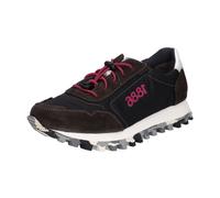 Sneaker JOSEF SEIBEL "Bonnie 01, titan-weiss", Damen, Gr. 37, grau (titan, weiß), Obermaterial: 80% Rindsleder Leather cow. 20% Textilmaterial TEXMAT., Schuhe Sneaker (84589640-37) titan, weiß