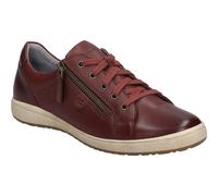 Sneaker JOSEF SEIBEL "Caren 12, bordo", Damen, Gr. 38, rot (bordo), Obermaterial: 100% Rindsleder Leather cow., Schuhe Sneaker (94935557-38) bordo