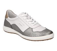 Sneaker JOSEF SEIBEL "Caren 49, platin-multi", Damen, Gr. 39, grau (platin, multi), Obermaterial: 100% Rindsleder Leather cow., Schuhe Sneaker (66908059-39) platin, multi