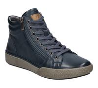 Josef Seibel Damen High-Top Sneaker Claire 11,Weite G (Normal),Wechselfußbett,Freizeitschuhe,Turnschuhe,Laufschuhe,Blau (Ocean),36 EU