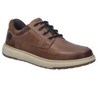Sneaker JOSEF SEIBEL "Clayton 01", Herren, Gr. 43, braun (cognac), Leder, Schuhe, Schnürschuh, Komfortschuh mit Wechselfußbett (78249143-43) cognac
