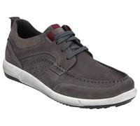 Sneaker JOSEF SEIBEL "Enrico 25", Herren, Gr. 42, granit, kombi, Leder, Schuhe Sneaker, Schnürschuh, Komfortschuh, Freizeitschuh mit Wechselfußbett (22585608-42) granit, kombi