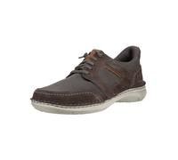 Sneaker JOSEF SEIBEL "Josef Seibel Sneaker Leder/Textil", Herren, Gr. 42, asphalt, Leder, Textil, Schuhe Sneaker (56599266-42) asphalt