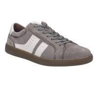 Sneaker JOSEF SEIBEL "Lio 07, asphalt-kombi", Herren, Gr. 43, grau (asphalt, kombi), Obermaterial: 100% Rindsleder Leather cow., Schuhe Sneaker (70821408-43) asphalt, kombi