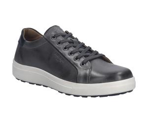 Sneaker JOSEF SEIBEL "Maddox 05, titan-kombi", Herren, Gr. 43, grau (titan, kombi), Obermaterial: 100% Rindsleder Leather cow., Schuhe Sneaker (25411605-43) titan, kombi