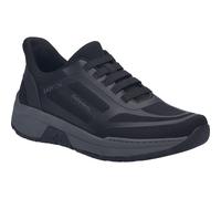 Josef Seibel Herren Low-Top Sneaker Mitchell.08,Weite H (Weit),Wechselfußbett,Sportschuhe,Freizeitschuhe,Turnschuhe,schwarz,42 EU