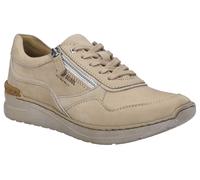 Sneaker JOSEF SEIBEL "Sally 02", Damen, Gr. 39, beige, Leder, Schuhe Sneaker, Schnürschuh, Komfortschuh mit zusätzlichem Reißverschluss (57996308-39) beige