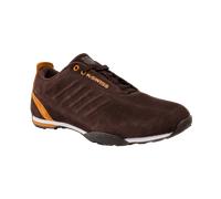 Sneaker K-SWISS "Arvee 2.0 SDE", Herren, Gr. 44, braun (shopping bag, gold flake, gum), Leder, Schuhe Sneaker (94188231-44) shopping bag, gold flake, gum