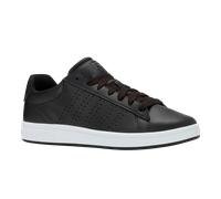 Sneaker K-SWISS "COURT BASE II", Damen, Gr. 40, schwarz-weiß (schwarz, weiß), Leder, Schuhe Sneaker (78072534-40) schwarz, weiß
