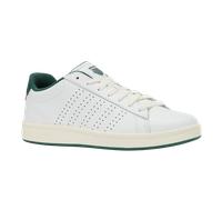 Sneaker K-SWISS "COURT BASE II", Herren, Gr. 47, weiß, posy grün, Leder, Schuhe Sneaker (14565631-47) weiß, posy grün