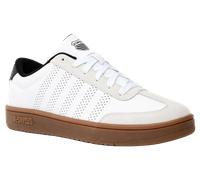 Sneaker K-SWISS "COURT OPEN TTOE", Herren, Gr. 46, weiß (weiß, schwarz, gum), Synthetik, Schuhe Sneaker (42677733-46) weiß, schwarz, gum