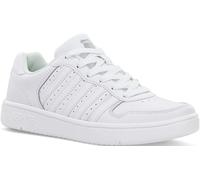 Sneaker K-SWISS "Court Palisades", Damen, Gr. 47, weiß (weiß, weiß), Leder, Schuhe Sneaker (98719748-47) weiß, weiß
