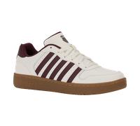 Sneaker K-SWISS "Court Palisades", Herren, Gr. 43, hellweiß, fig, gum, Leder, Schuhe Sneaker (24967733-43) hellweiß, fig, gum
