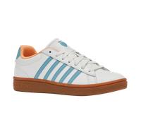 Sneaker K-SWISS "COURT TIEBREAK II", Damen, Gr. 42, blan, mkblu, p, Leder, Schuhe Sneaker (12132059-42) blan, mkblu, p
