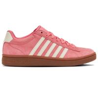 Sneaker K-SWISS "COURT TIEBREAK II SDE", Damen, Gr. 42, pnklem, wtcpgry, gum, Leder, Schuhe Sneaker (51685409-42) pnklem, wtcpgry, gum