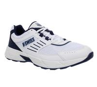 Sneaker K-SWISS "FARIO MESH", Herren, Gr. 47, weiß, indigo, Synthetik, Schuhe Sneaker (23802029-47) weiß, indigo