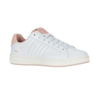 Sneaker K-SWISS "LOZAN KLUB LTH", Damen, Gr. 37, weiß (weiß, cameo rose, snow weiß), Leder, Schuhe Sneaker (20557604-37) weiß, cameo rose, snow weiß