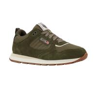Sneaker K-SWISS "VISTA RUNNER T", Herren, Gr. 46, weiß (grape leaf, burnt olive, crème brulee, snow weiß), Leder, Textil, Schuhe (26063749-46) grape leaf, burnt olive, crème brulee, snow weiß