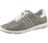 Sneaker kalkmint 39 Glattleder, Lederimitat