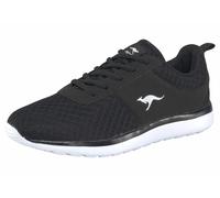 Sneaker KANGAROOS "Bumpy", Damen, Gr. 42, schwarz (jet, schwarz), Synthetik, Textil, Schuhe Damenschuh Sneaker low (780067-42) jet, schwarz