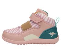 Sneaker KANGAROOS "K-BFI PEPPY EV", Mädchen, Gr. 21, transcendent pink, safari party, Synthetik, Schuhe Sneaker, Barfussschuh (62400668-21)