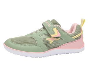 Sneaker KANGAROOS "K-BFK PATHFINDER EV", Mädchen, Gr. 38, desert sage, seashell pink, Mesh, Synthetik, Schuhe Sneaker, Barfußschuh (20448156-38) desert sage, seashell pink