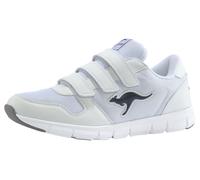 Sneaker KANGAROOS "K-BlueRun 701 B", Damen, Gr. 37, weiß, Textil, Schuhe Sneaker, mit Klettverschluss (84186660-37) weiß
