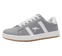 Sneaker KANGAROOS "K-CA Miles OS", Mädchen, Gr. 30, weiß (ultimate grau, weiß), Synthetik, Schuhe Sneaker, ohne Schnürung, bequwm reinschlüpfen (39116635-30)