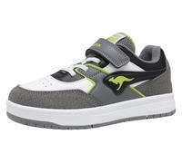 Sneaker KANGAROOS "K-CP BOUNDER EV", Mädchen, Gr. 36, grün (steel grau, neon grün), Synthetik, Schuhe Sneaker (18246015-36) steel grau, neon grün